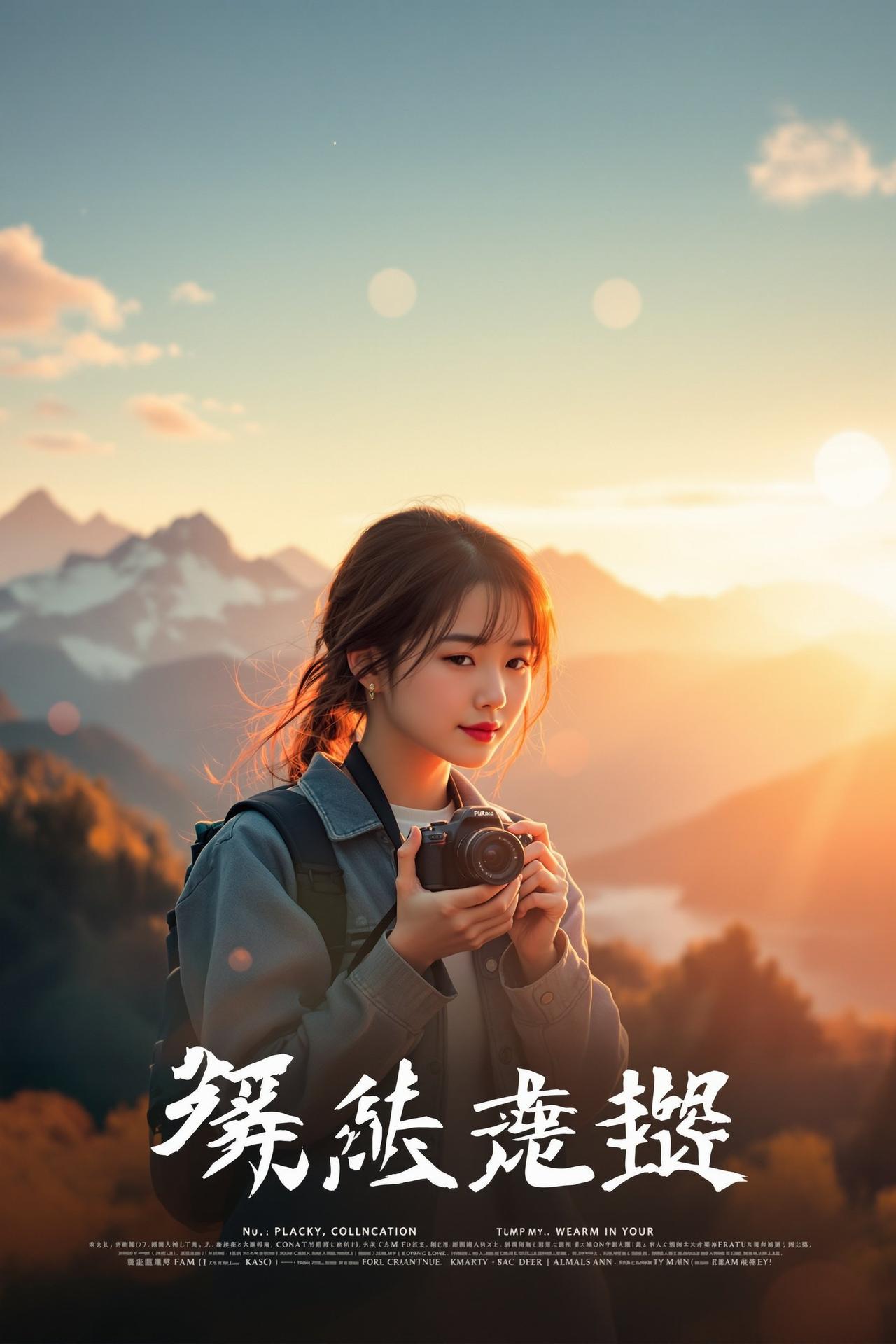 窝窝影视出品《追光者》青春励志影视作品高清海报